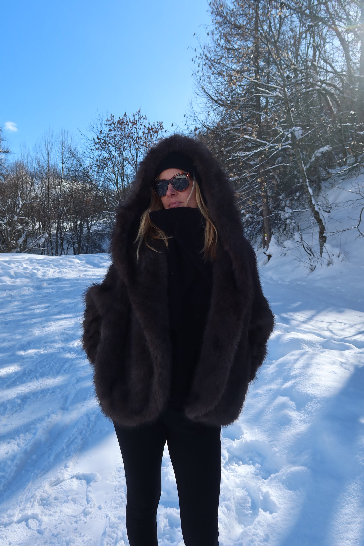 Col Cozy noir