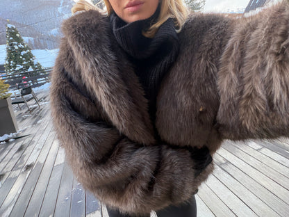Col Cozy noir
